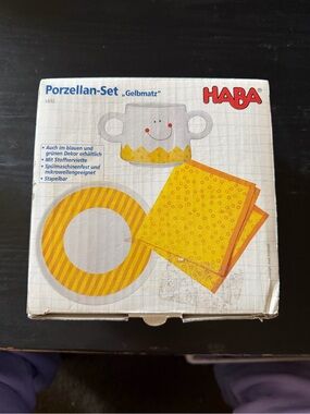 NWT-HABA-1832 GRUMATZ-KIDS PORCELAIN DISH SET